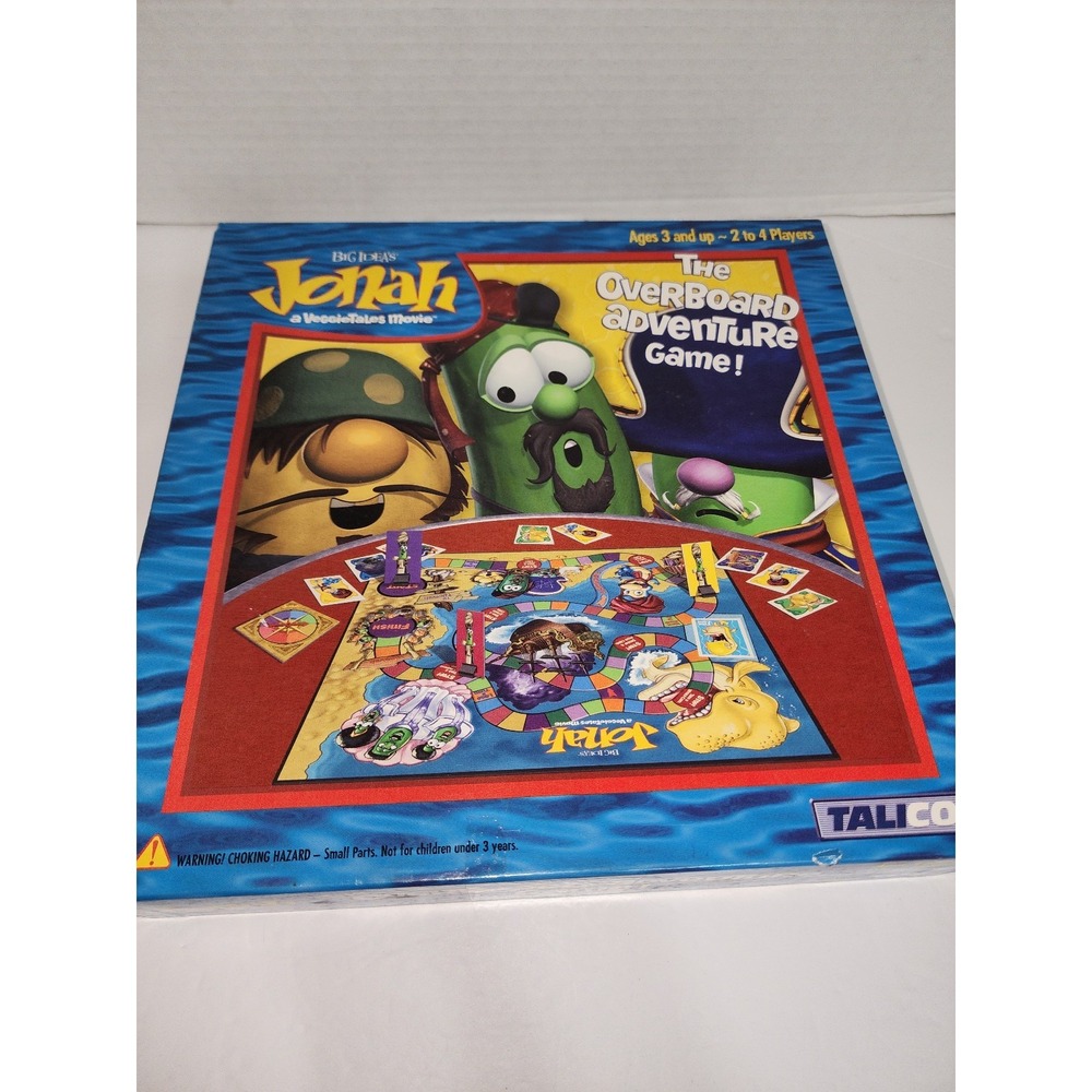 100%‎ Complete Jonah: The Overboard Adventure Game! board game 2002 Veggietales